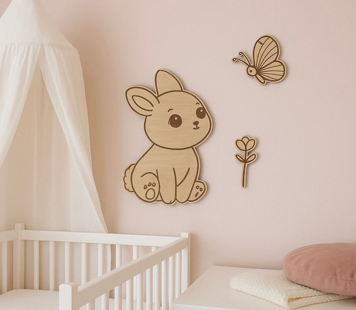 Wanddeko Hase